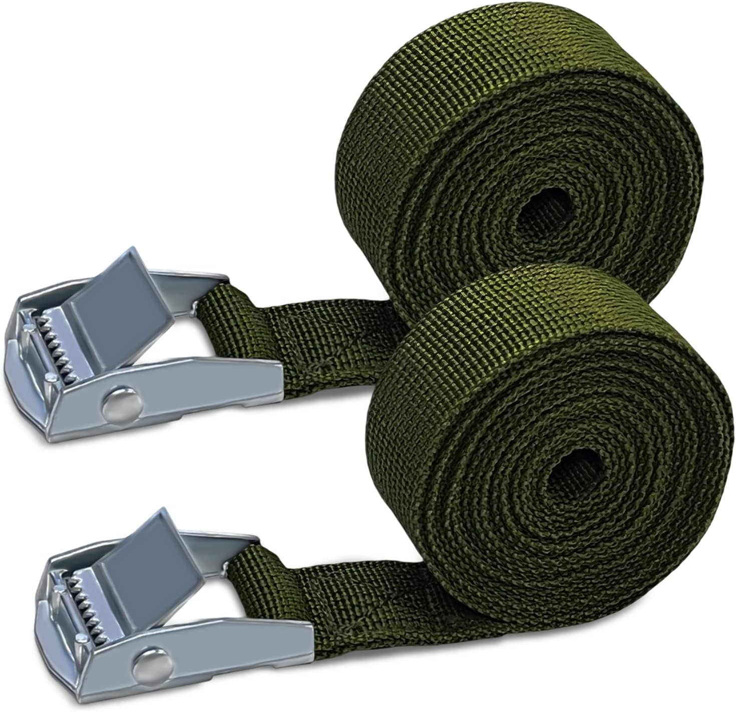 VOOPEAK Correas de cámara de sendero, correas de nailon con bloqueo de aleación, correa de montaje de cámara de juegos de 1 pulgada de ancho x 6