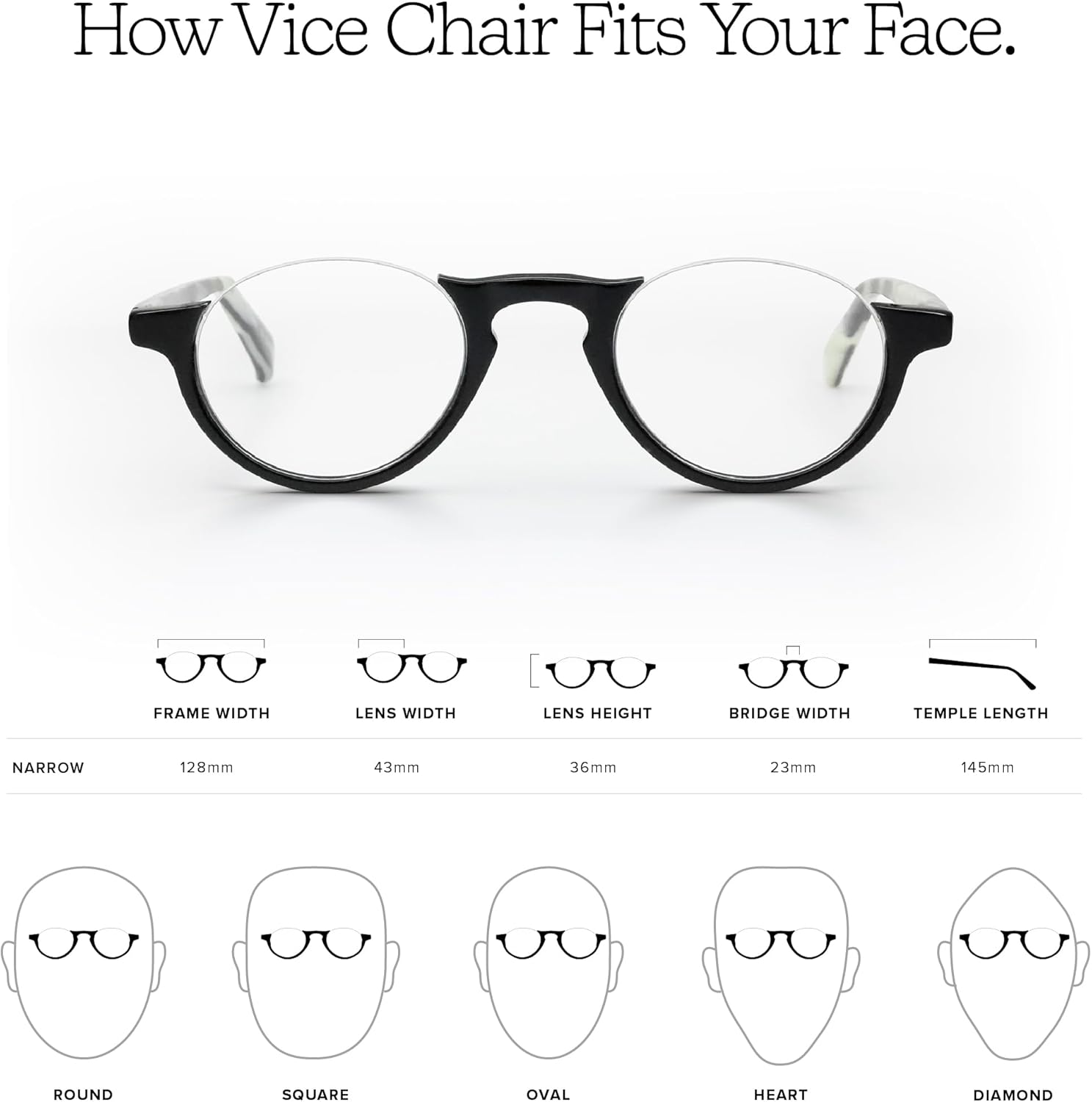 eyebobs – Vicepresidente  Gafas de lectura prémium para hombres y mujeres  Marco de medio borde para caras estrechas  Disponible en 0.0x – 4.0x