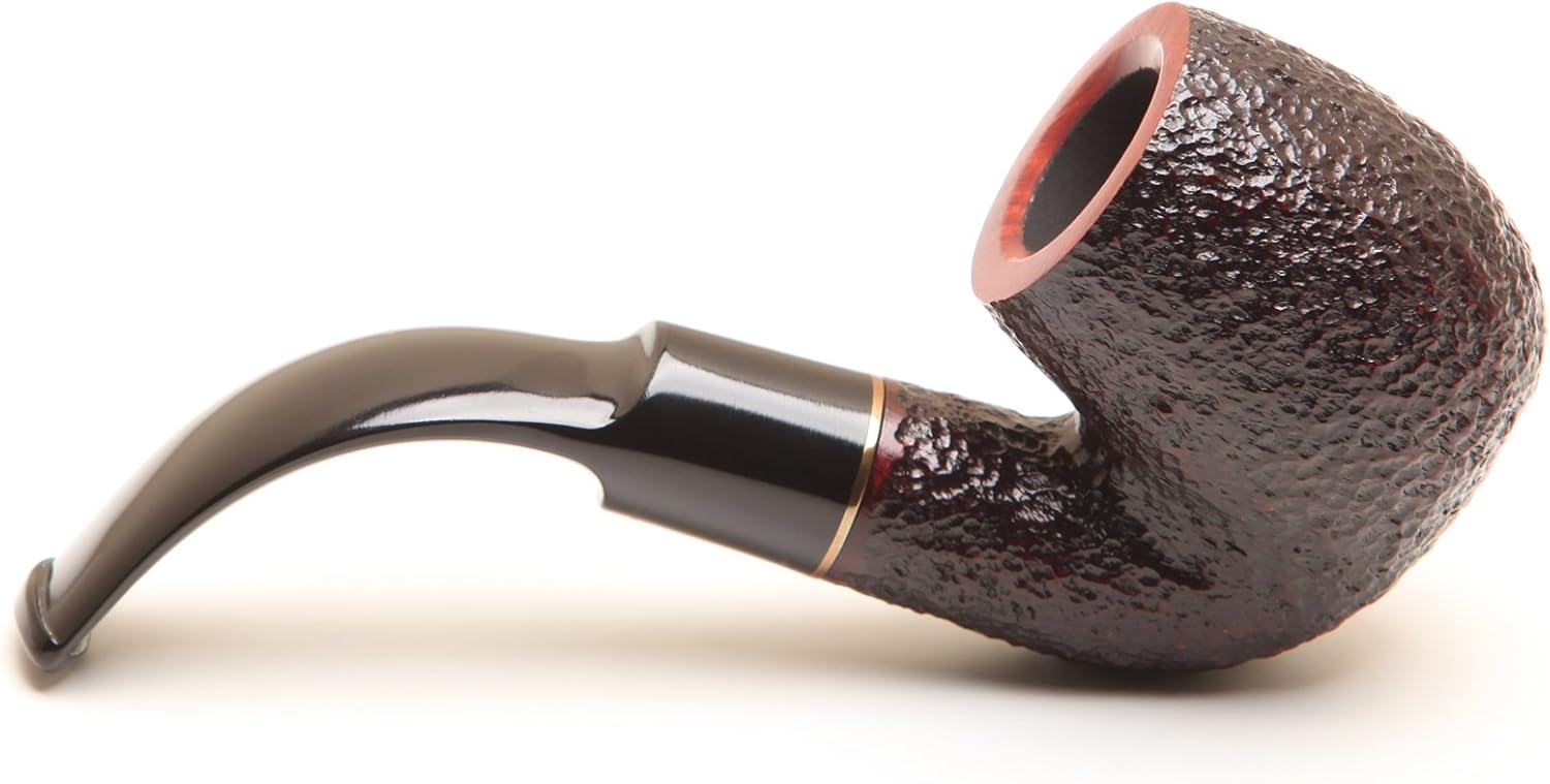 Savinelli Pipa de tabaco Roma 614 Black Stem