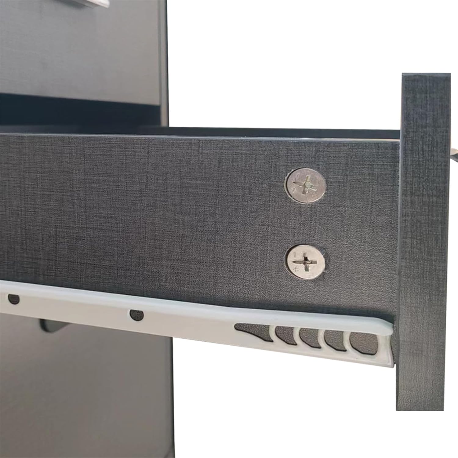 Archivador de madera con cajón con cerradura codificada, carpetas colgantes A4 o tamaño carta, pequeño archivador rodante, soporte de impresora,