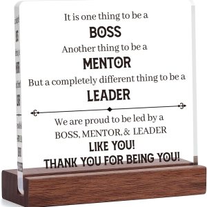 Hiipeenow Regalos de jefe para mujeres y hombres, letrero acrílico, decoración de oficina, regalos de jefa, día de jefe, cumpleaños, jubilación, Hiipeenow Regalos de jefe para mujeres y hombres, letrero acrílico, decoración de oficina, regalos de jefa, día de jefe, cumpleaños, jubilación,