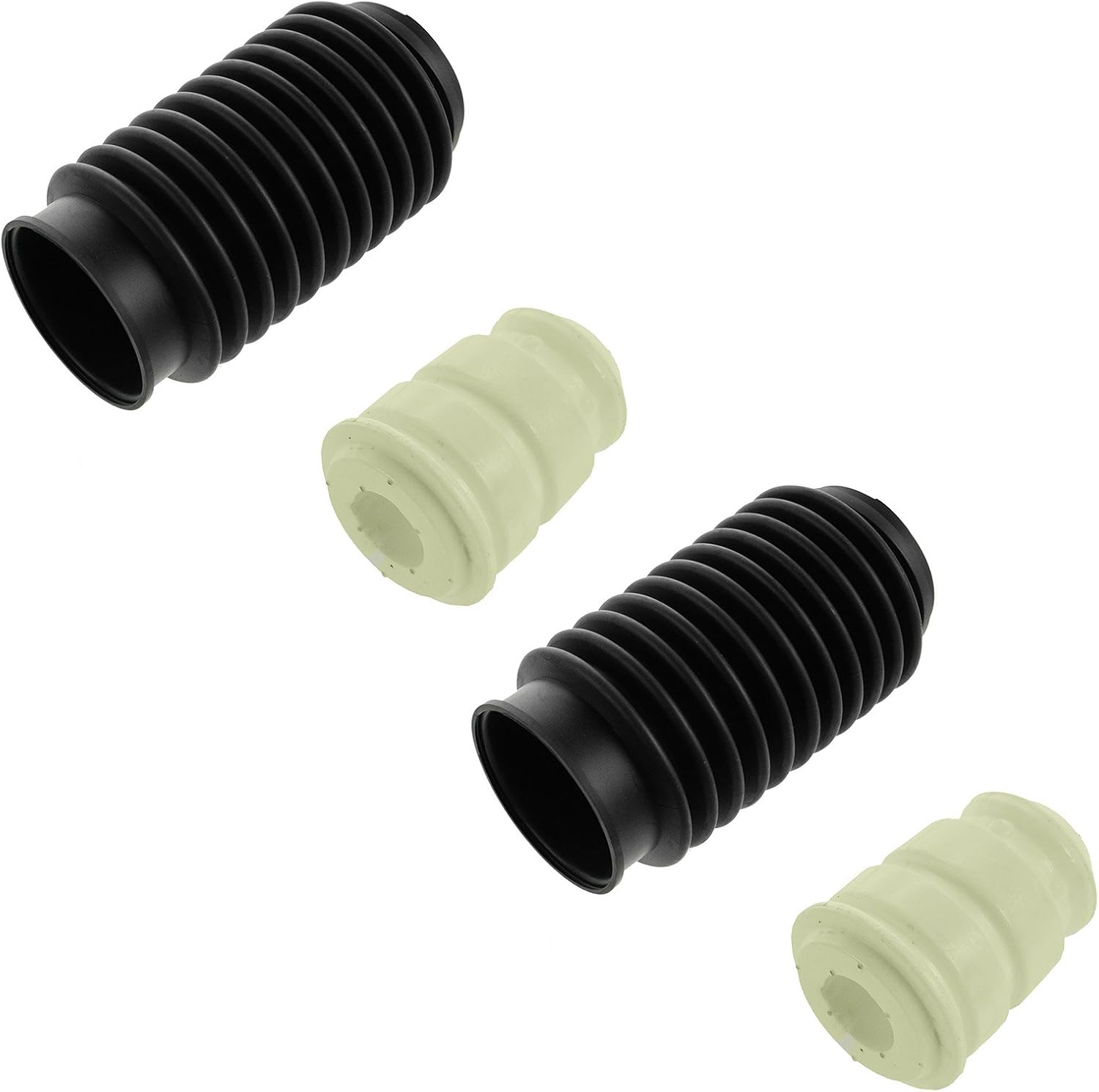 Juego de 2 pares de fuelle de bota de puntal con tope de parachoques para camioneta BMW Audi Mazda