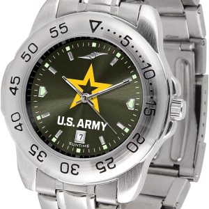 Reloj deportivo de acero para hombre del ejército de EE. UU. AnoChrome con correa de acero Reloj deportivo de acero para hombre del ejército de EE. UU. AnoChrome con correa de acero