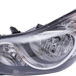 Compatible con Hyundai Elantra Sedan 2011-2013 Conjunto de repuesto de faros delanteros, lámpara de repuesto de proyector halógeno, luz del vehículo Compatible con Hyundai Elantra Sedan 2011-2013 Conjunto de repuesto de faros delanteros, lámpara de repuesto de proyector halógeno, luz del vehículo