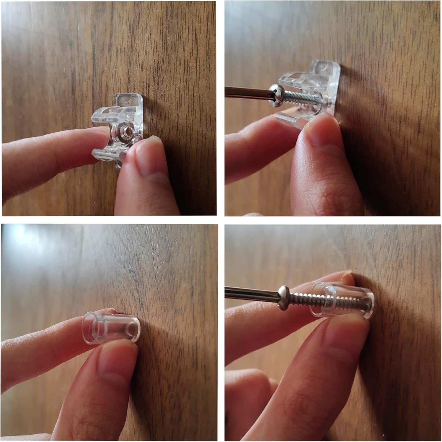 Clips frontales falsos para gabinete, clips frontales falsos para cajones, puntas de fregadero, clips de gabinete delanteros falsos clips para