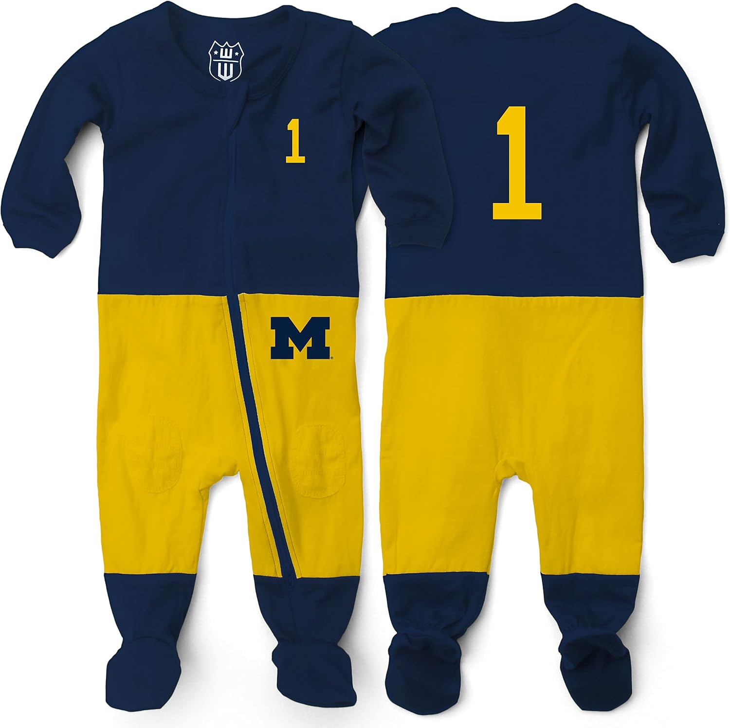 Baby College Sports Fan Football Jersey Sleeper