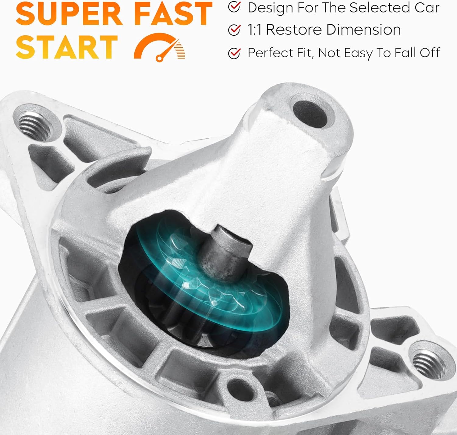 Motor de arranque para Chrysler 300 2005, 300M 2004, Concorde 2004, Intrepid 2004, Dodge Intrepid 2004, Magnum 2005, 04801651AA, M000T32671,