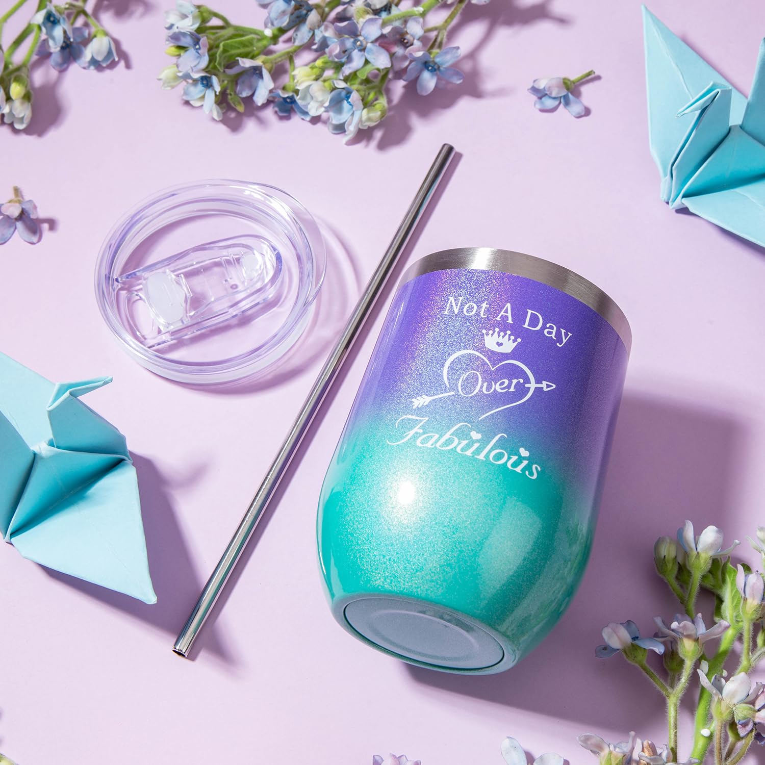 Regalos de cumpleaños para mujeres, regalos para ella, cesta de regalo morada para mujeres, feliz cumpleaños, lavanda, juego de regalo relajante,