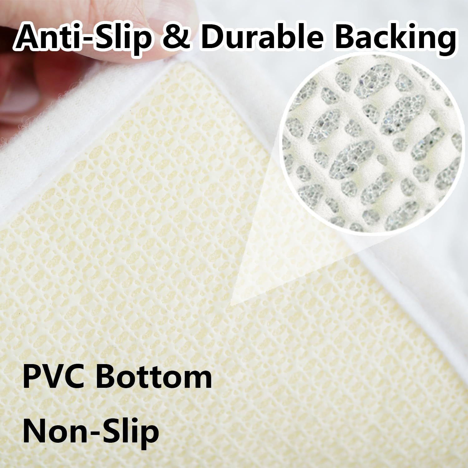 Juego de 2 alfombras de baño absorbentes para baño, felpilla muy suave, antideslizante, 32 x 20 pulgadas + 20 x 20 pulgadas, alfombra de baño en