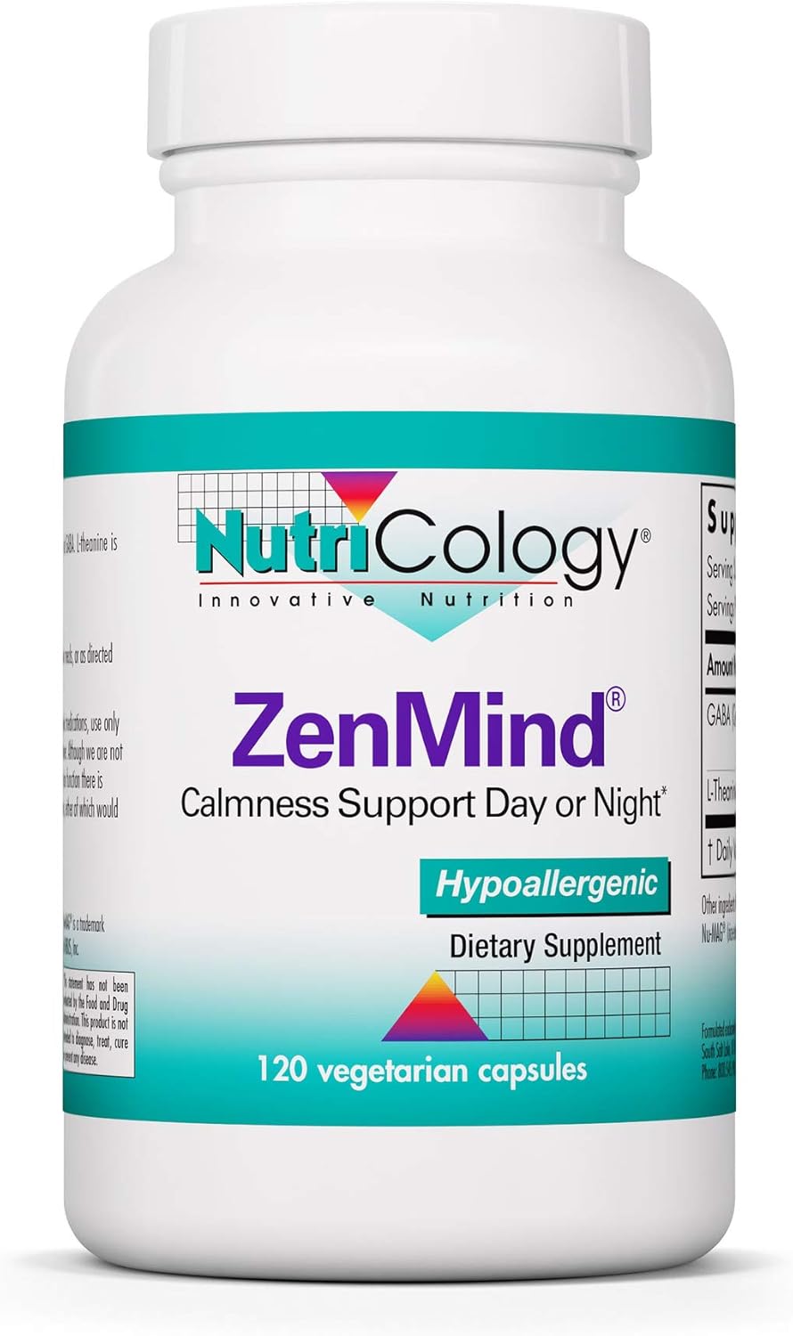 Nutricology zenmind cápsulas, 120unidades por Nutricology