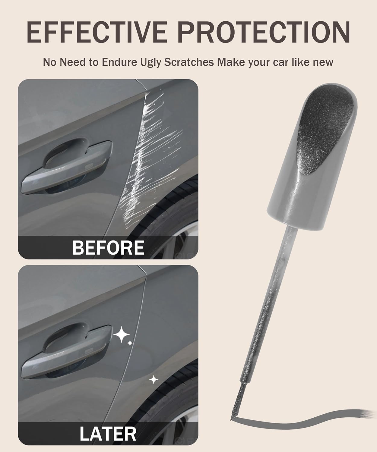 Car Paint Pen,Car Paint Repair,Car Touch Up Paint Easy Repair Car Repair Scratch Remover,Car Accessories Car Remover Scratch Repair Paint Pen,Fill