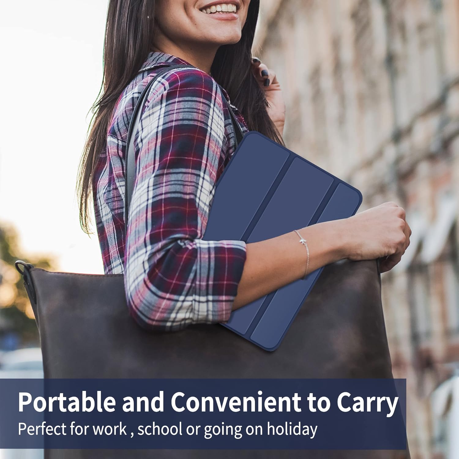 ProtUTab Funda para iPad de 10. generación 2022, funda delgada y triple con soporte para iPad de 10 generación, funda para iPad de 10.9 pulgadas,