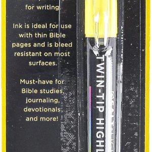 SALT & LIGHT, Resaltador bíblico de doble punta, amarillo SALT & LIGHT, Resaltador bíblico de doble punta, amarillo
