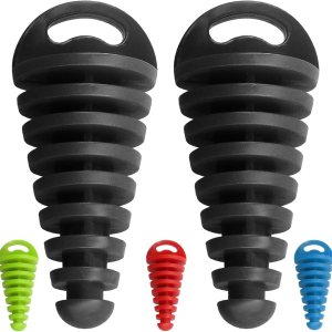 2 piezas de repuesto para silenciador de escape, repuesto para motocicleta de 2 tiempos (negro) 2 piezas de repuesto para silenciador de escape, repuesto para motocicleta de 2 tiempos (negro)