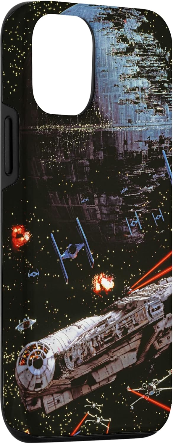 iPhone 13 Star Wars El regreso de la estrella de la muerte Jedi II Battle Black Case