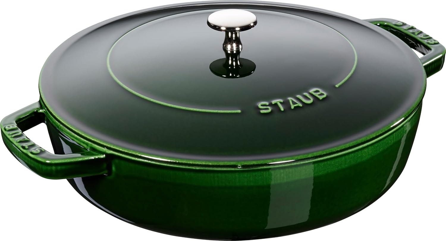 STAUB 40511-478-0 Chistera (hierro fundido, 11.0 in), color verde albahaca