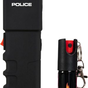 Police Stun Gun Burn Pepper Spray Combo – 928 Negro Police Stun Gun Burn Pepper Spray Combo – 928 Negro