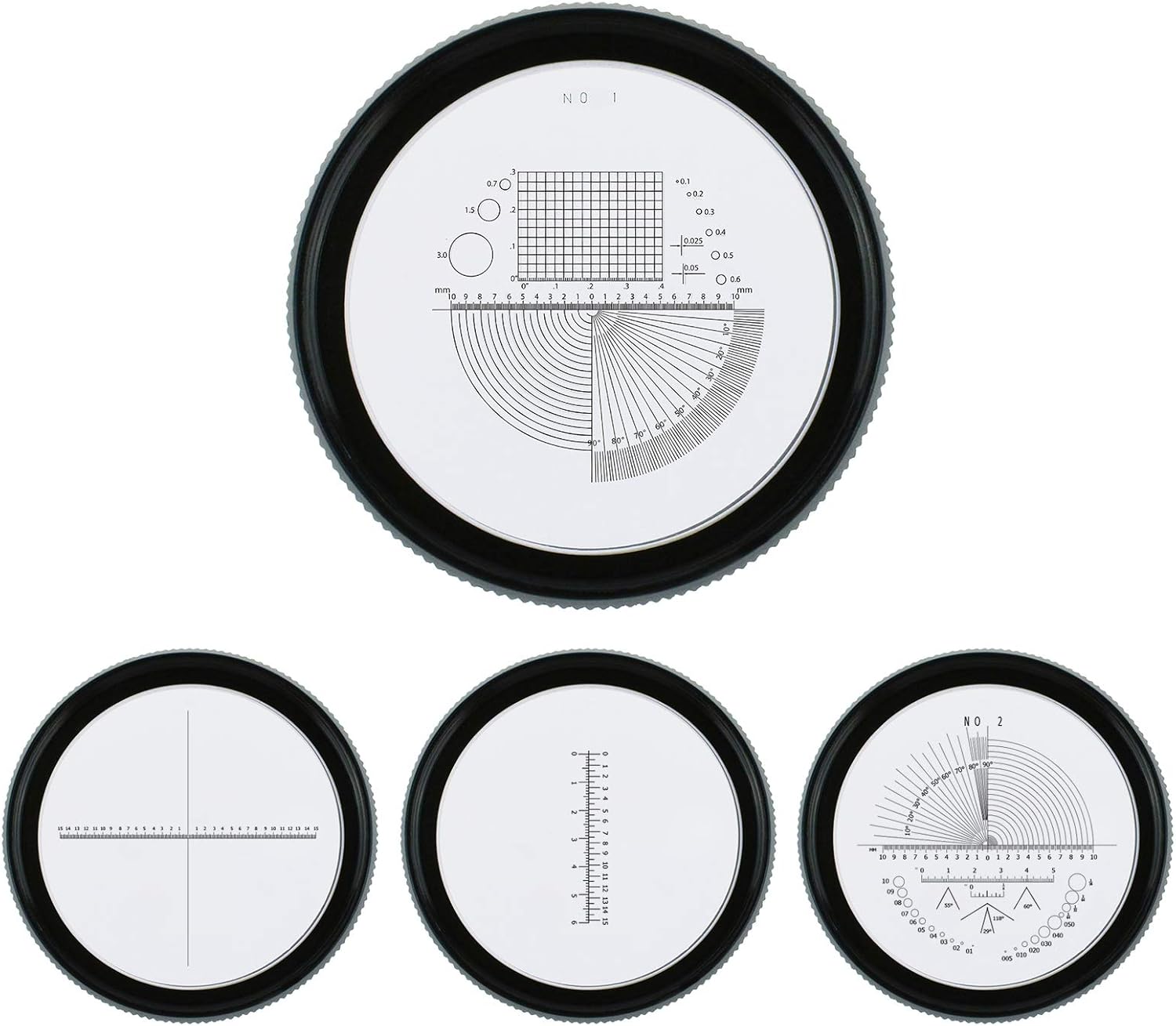 Jewelers – Lupa iluminada a escala de lupa, lupa portátil de lectura de bolsillo con 0.984 in con lupa de ojo enfocada en LED para gemas, monedas