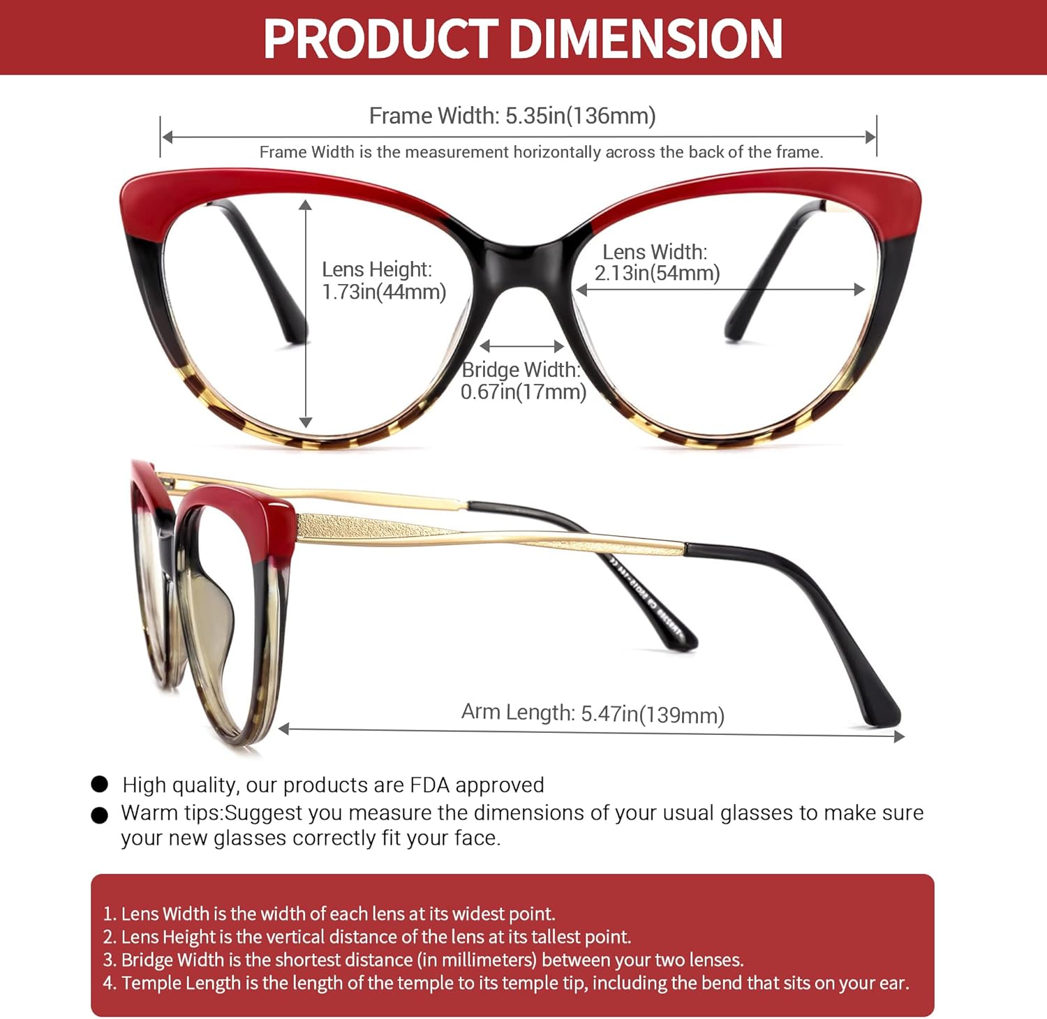 VOOGLAM Gafas de lectura de ojo de gato para mujer, anti luz azul, rayos UV, para lectores