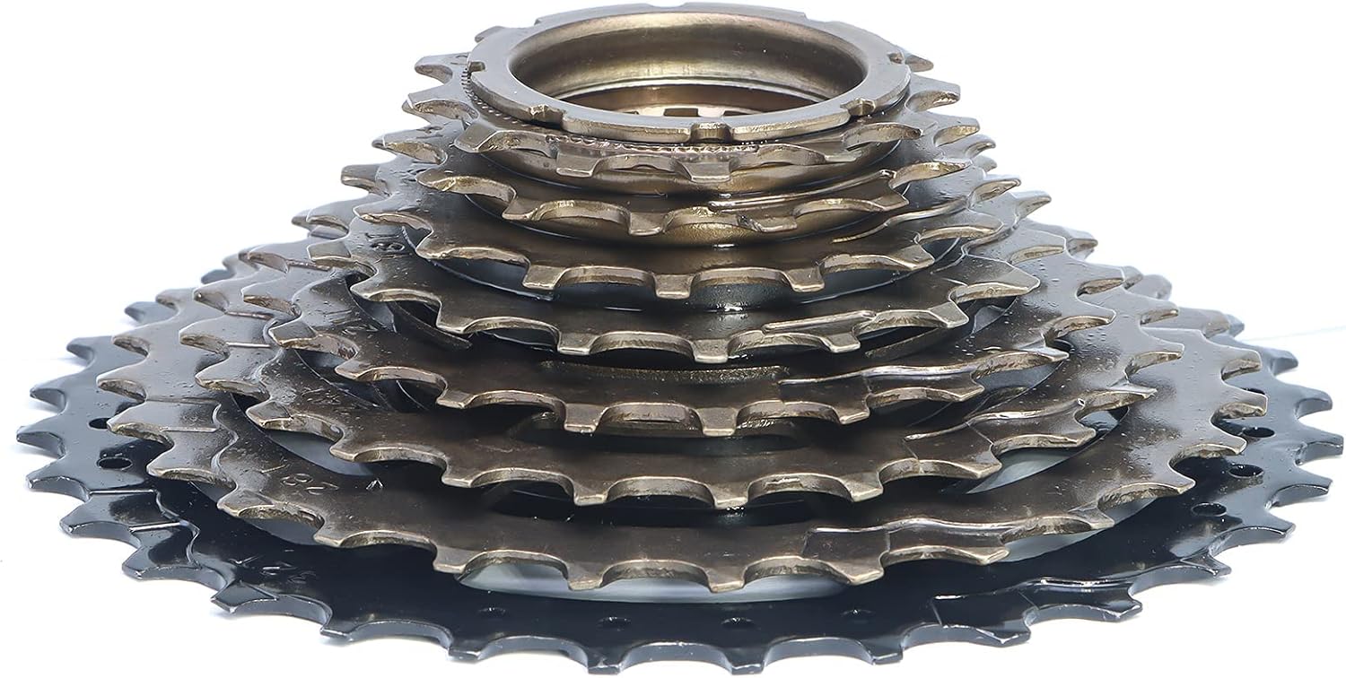 Hycline Rueda libre de bicicleta, 6789 velocidades 14-28T14-34T13-32T Bicicleta Freewheel Tipo roscado Freehub Ciclismo Pieza de repuesto