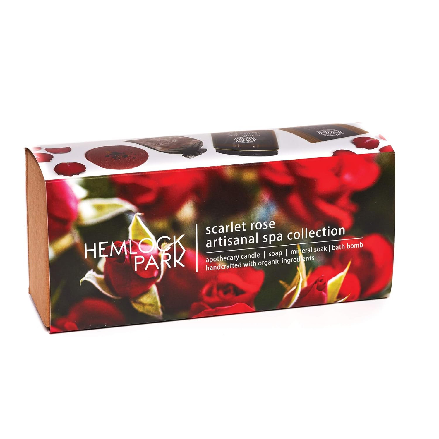 Hemlock Park Colección Artesanal Spa  Vela de boticario, jabón de manteca de karité, bomba de baño, baño de sal mineral  Hecho a mano con