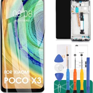 Para Xiaomi Poco X3 Reemplazo de pantalla LCD para Xiaomi Poco X3 NFC Reemplazo de pantalla para Xiaomi Poco X3 Pro reemplazo de la Asamblea del Para Xiaomi Poco X3 Reemplazo de pantalla LCD para Xiaomi Poco X3 NFC Reemplazo de pantalla para Xiaomi Poco X3 Pro reemplazo de la Asamblea del