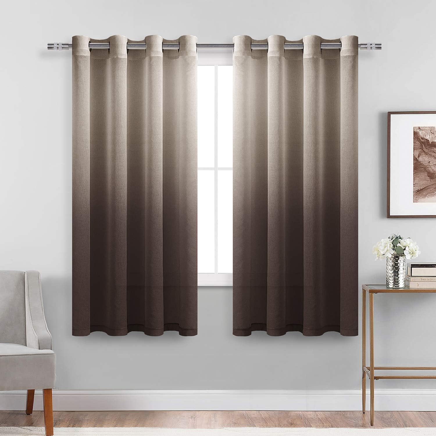 DWCN – Cortinas traslúcidas con ojales.