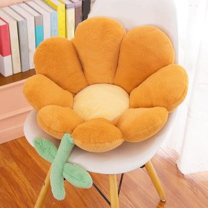 RUNLAIKEJI Almohada de suelo de flores, 25.6 pulgadas, cojín de felpa antideslizante para silla de oficina, cojín de asiento de flores, cojín RUNLAIKEJI Almohada de suelo de flores, 25.6 pulgadas, cojín de felpa antideslizante para silla de oficina, cojín de asiento de flores, cojín