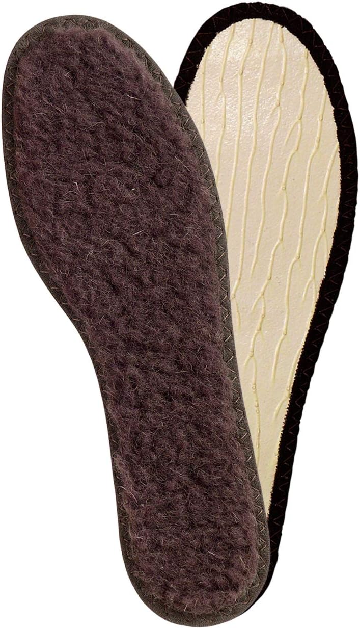 Kaps – Plantillas de invierno de lana de cordero para botas o zapatos, repuesto de plantilla para hombre y mujer, suela interior de piel de cordero,