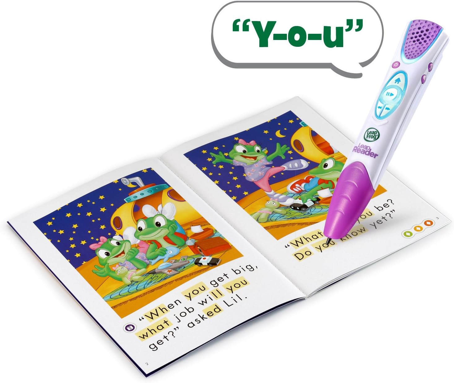 LeapFrog LeapReader System Aprender a leer Mega Pack de 10 libros, rosa - Imagen 4