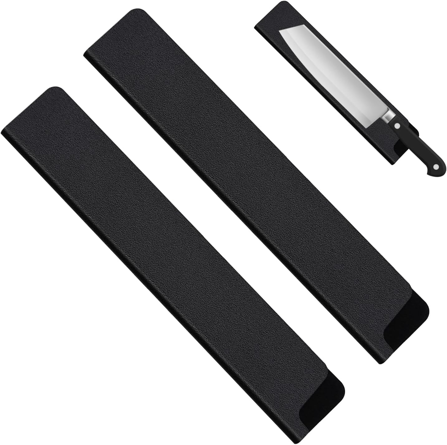 Protectores de cuchillos, 2451020 piezas de 4.7 a 12.2 pulgadas, funda universal de cuchillo sin BPA, funda de cuchillo resistente a la abrasión,