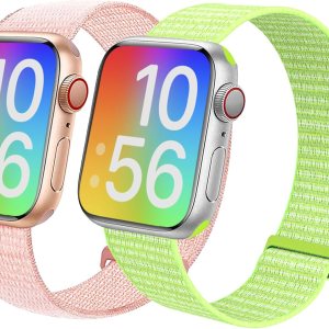 BlackPro Correa para Apple Watch para niños, correa de nailon suave transpirable para niños y niñas, compatible con iWatch Series 876543SESE2 1.496 BlackPro Correa para Apple Watch para niños, correa de nailon suave transpirable para niños y niñas, compatible con iWatch Series 876543SESE2 1.496