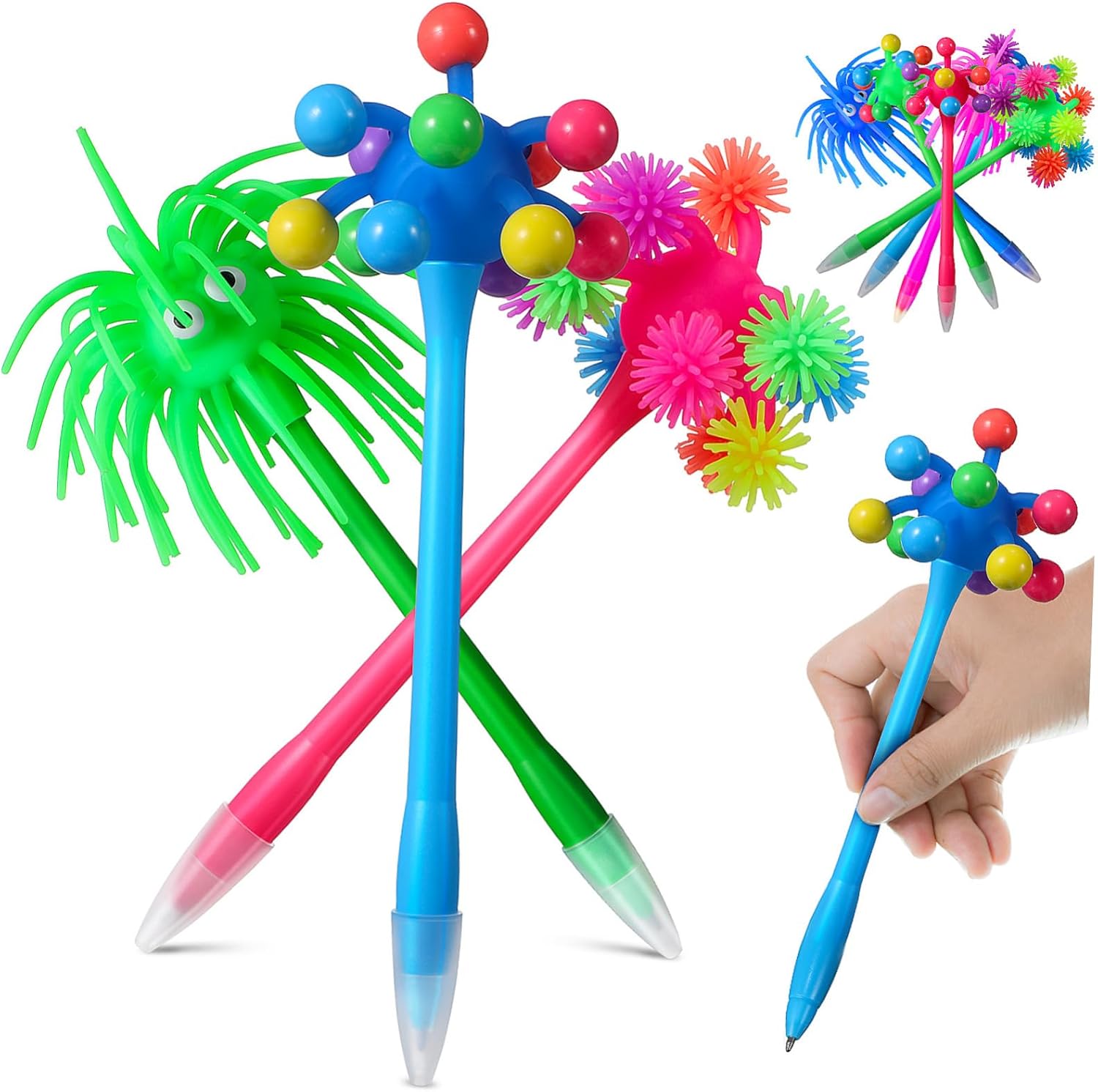 Toyvian 9 unids bolígrafos de bolas de oficina papelería creativos bolígrafos estudiantes bolígrafo bolígrafo oficina bolígrafo dibujos animados