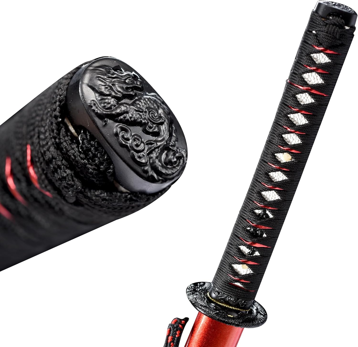 Katana de acero frío de alto carbono 10451060, espadas samuráis japonesas tradicionales forjadas a mano, armas reales afiladas, espiga completa,