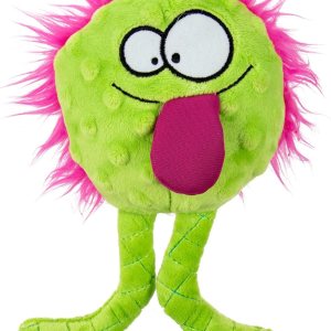 goDog PlayClean Germs – Juguete chirriante de peluche para perros con aceites esenciales que eliminan el olor, tecnología Chew Guard, lima, pequeño goDog PlayClean Germs – Juguete chirriante de peluche para perros con aceites esenciales que eliminan el olor, tecnología Chew Guard, lima, pequeño