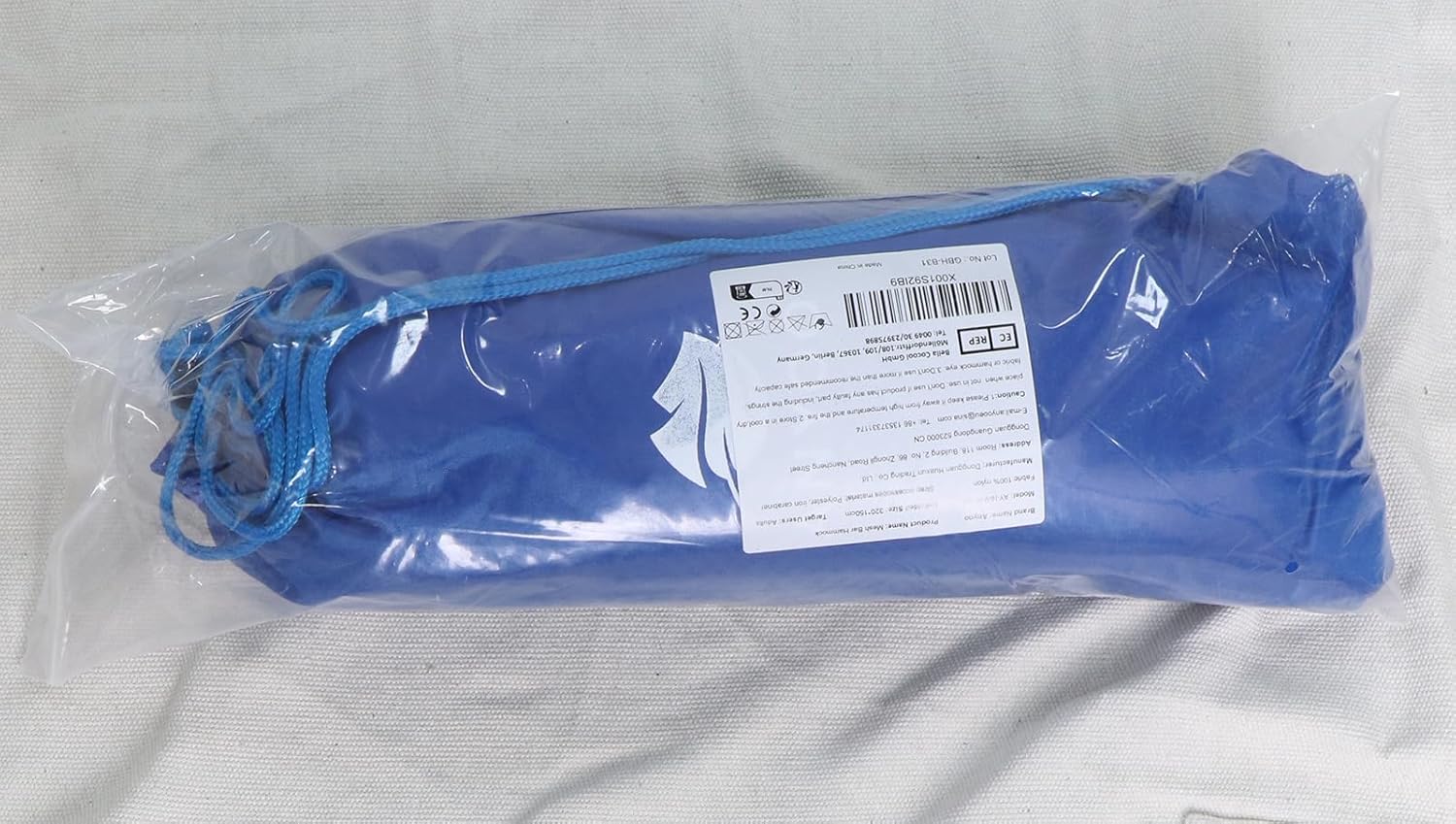 Anyoo Hamaca de camping de tela transpirable con barra esparcidora para colgar hamaca resistente de hasta 450 libras, hamaca portátil con bolsa de