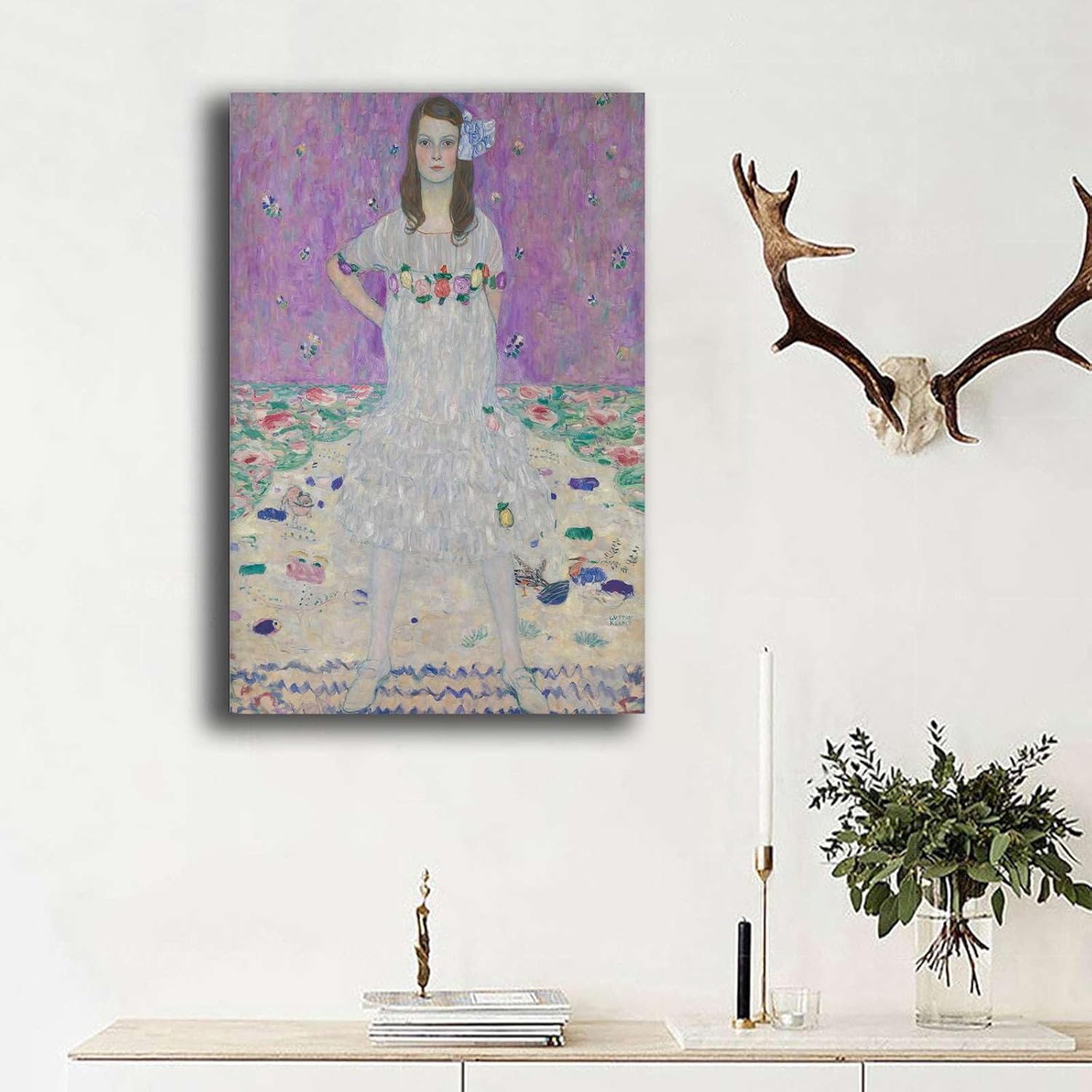 Cuadros de pintura en lienzo, Gustav Klimt Mada Primavesi (1912), galería, pintura rosa, póster fotográfico, arte de pared, dormitorio, cocina,