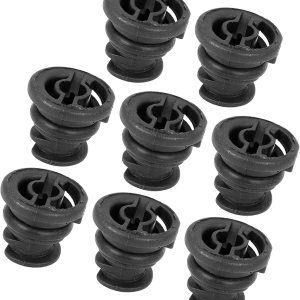 ACROPIX Tapón de drenaje de aceite delantero de repuesto para Audi A3 – Paquete de 8 unidades, color negro ACROPIX Tapón de drenaje de aceite delantero de repuesto para Audi A3 – Paquete de 8 unidades, color negro