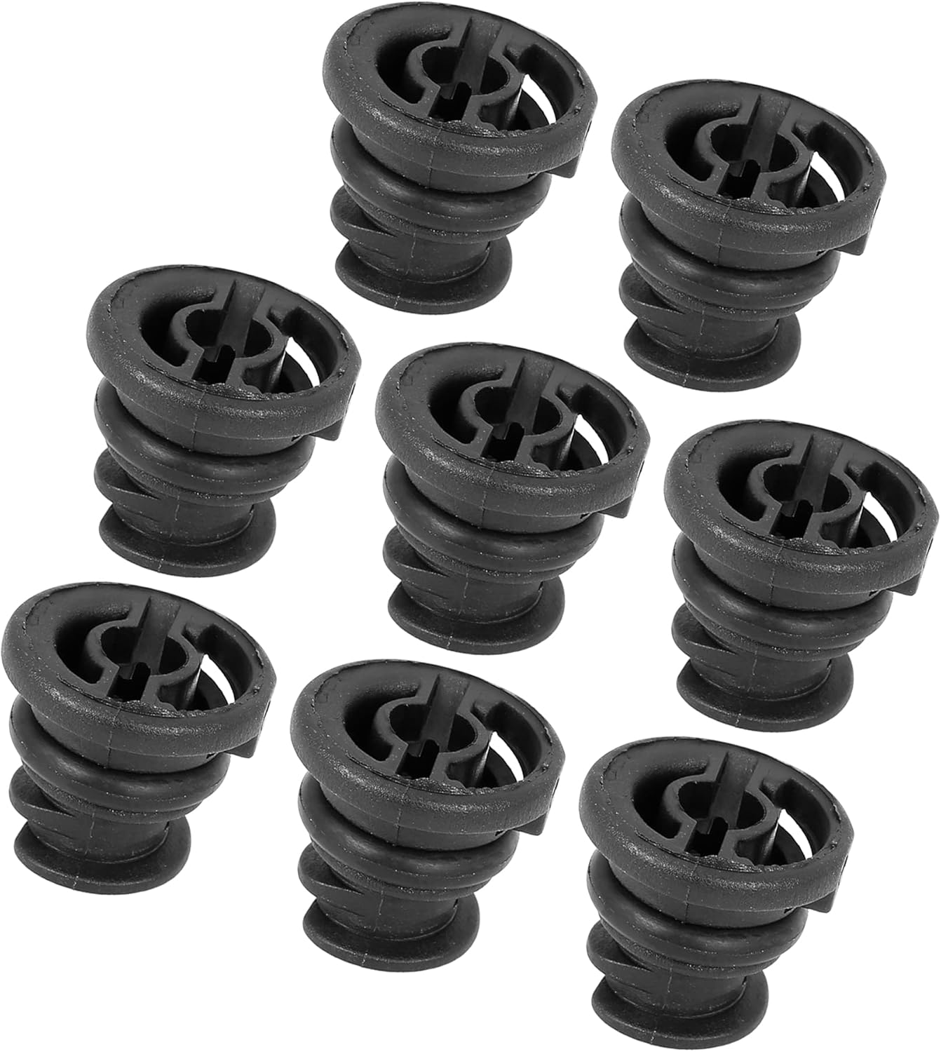 ACROPIX Tapón de drenaje de aceite delantero de repuesto para Audi A3 – Paquete de 8 unidades, color negro