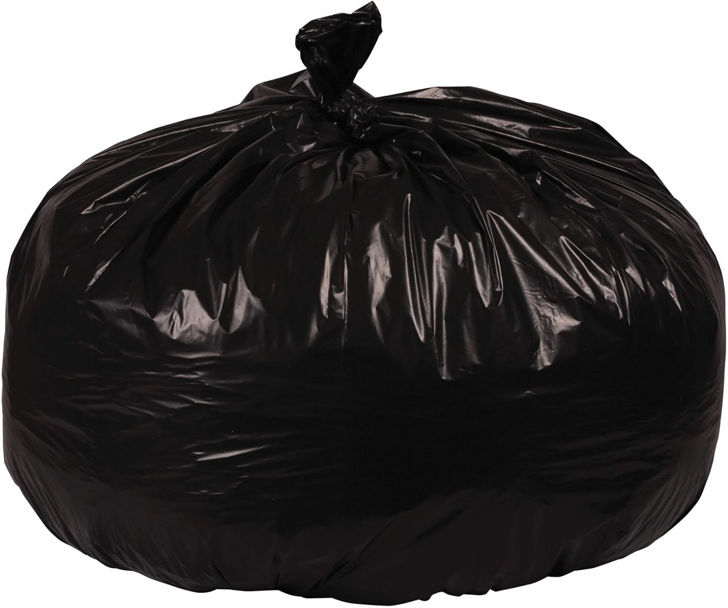 Boardwalk 526 Super Extra-Heavy Repro Can Liner, 38×58, 2 Mil, 60gal, Blk, 10 BGRL, 10 RLCT