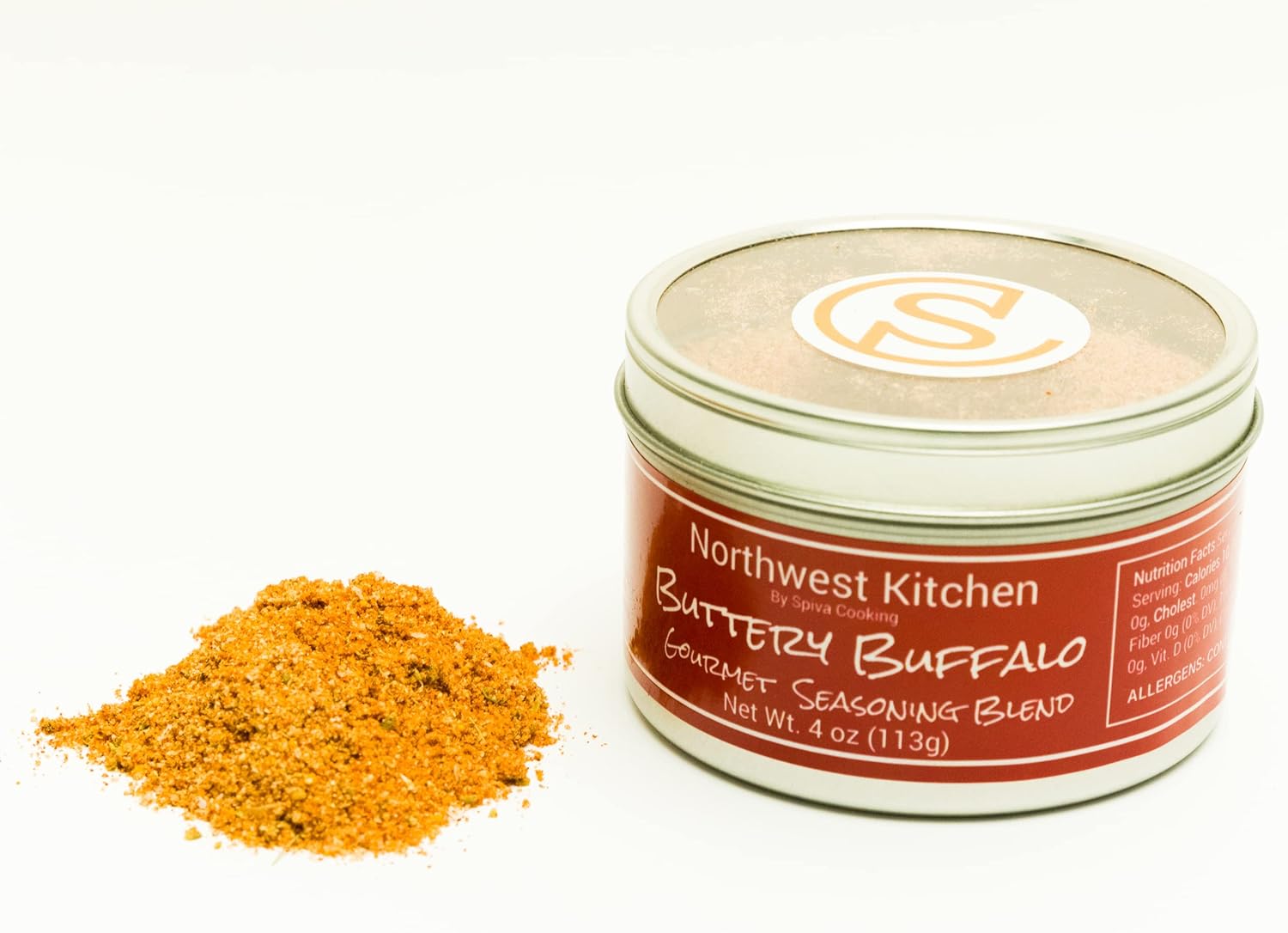 Spiva Cooking – Buttery Buffalo – Condimento Gourmet Buffalo – Cómo utilizar Alitas de pollo, pechuga de pollo, muslos de pollo, cerdo, camarones,