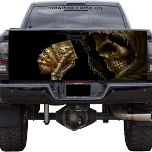 GRAPHIX EXPRESS Calcomanía para puerta trasera de camioneta (T24 Grim Reaper), calcomanías para puerta trasera para camionetas, calcomanías gráficas GRAPHIX EXPRESS Calcomanía para puerta trasera de camioneta (T24 Grim Reaper), calcomanías para puerta trasera para camionetas, calcomanías gráficas