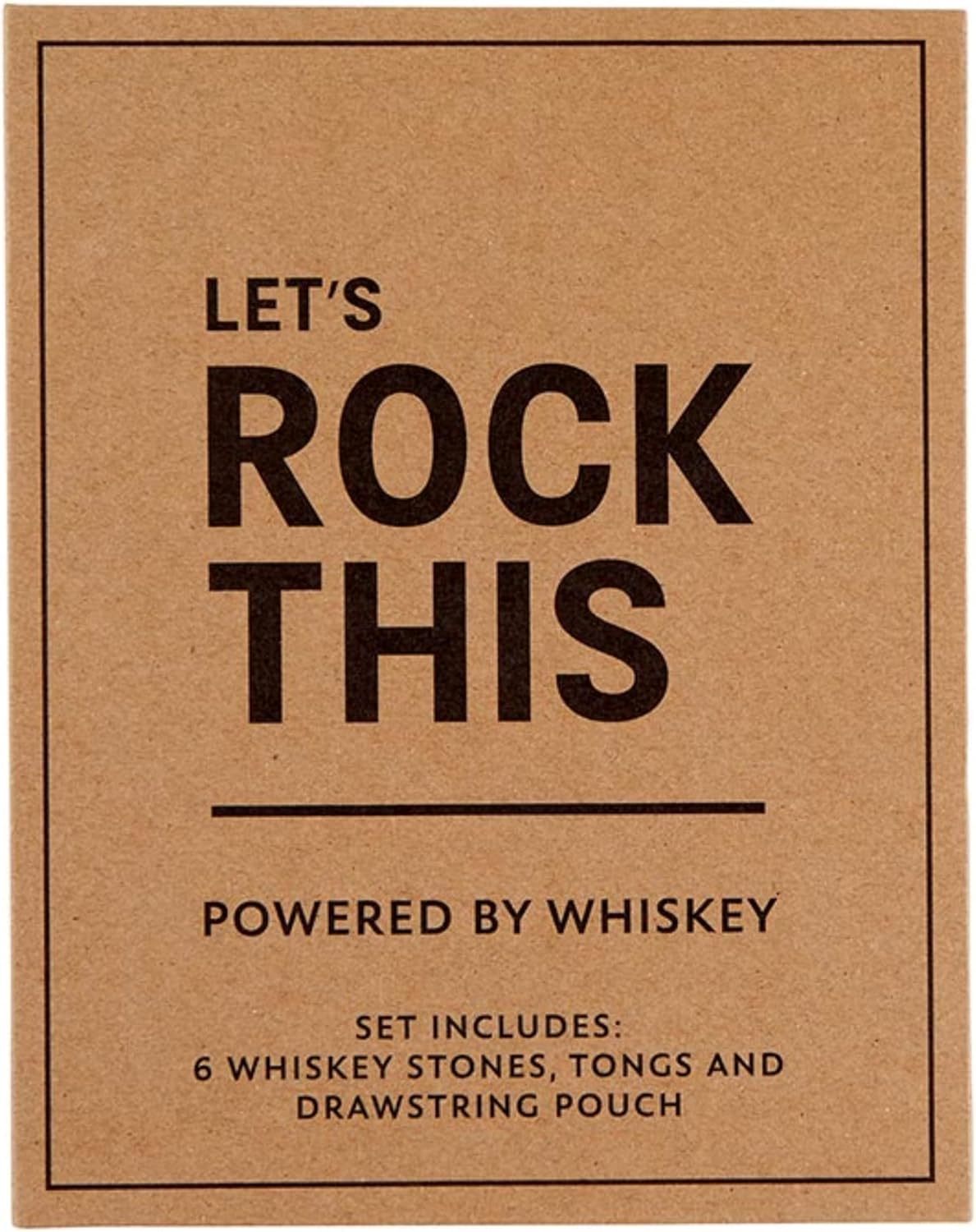 Caja de piedra de whisky premium, cubos de hielo reutilizables de acero inoxidable con pinzas y una bolsa de congelador con cordón, para papás