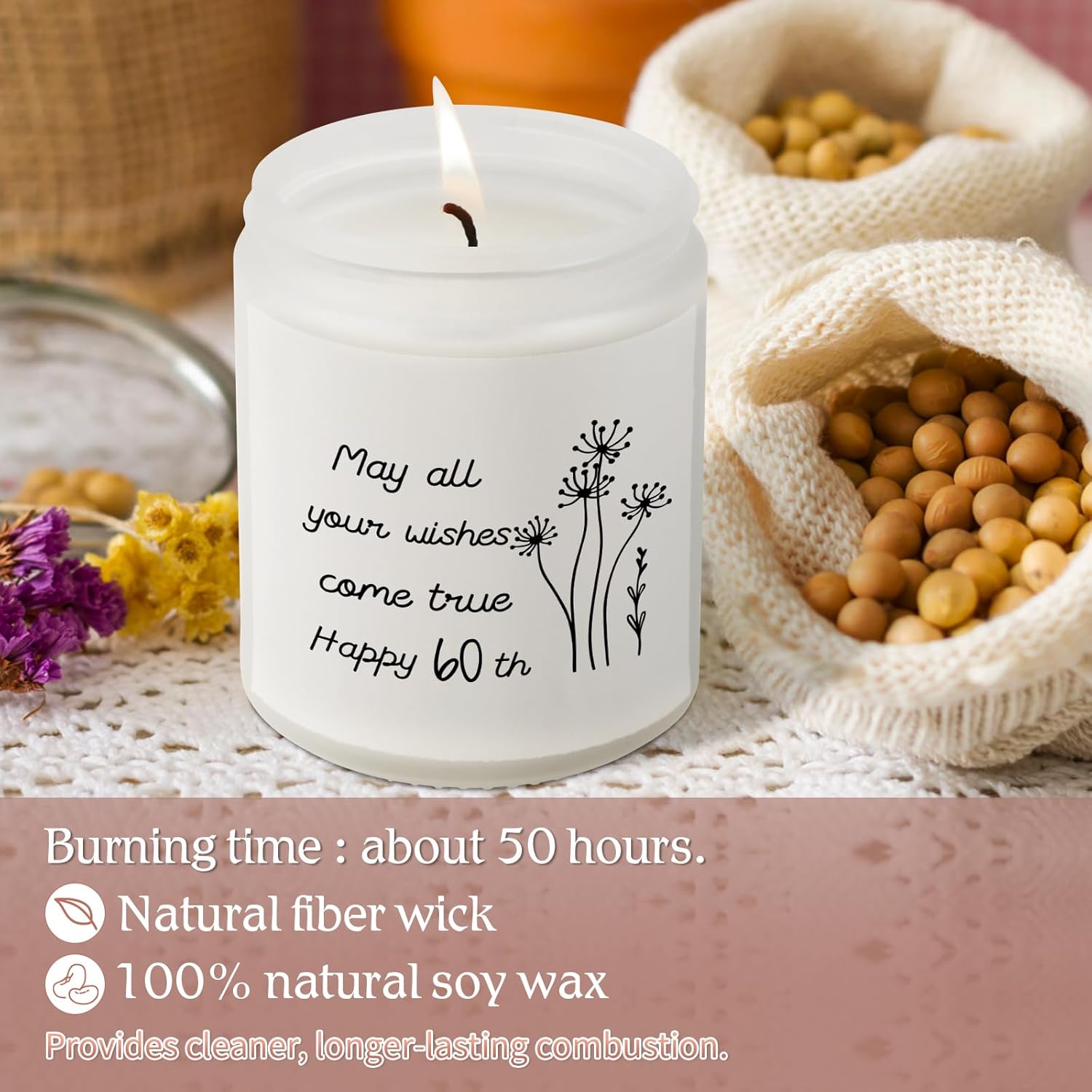 Velas de regalo para mujeres, velas de feliz cumpleaños, ideas de regalo de velas para amigas, mamá, hermana, tía, hija, abuela, esposa, compañeros