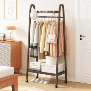 perchero camber, perchero con polea, nogal perchero camber, perchero con polea, nogal