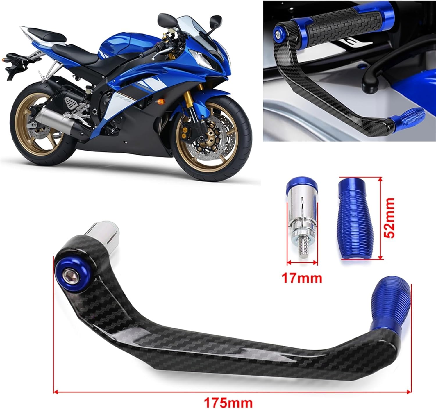 Protector universal de palanca de embrague de freno CNC para Kawasaki H2 R 2015 2016 2017 2018 2019 2020 2021 78 0.866 in CNC motocicleta universal