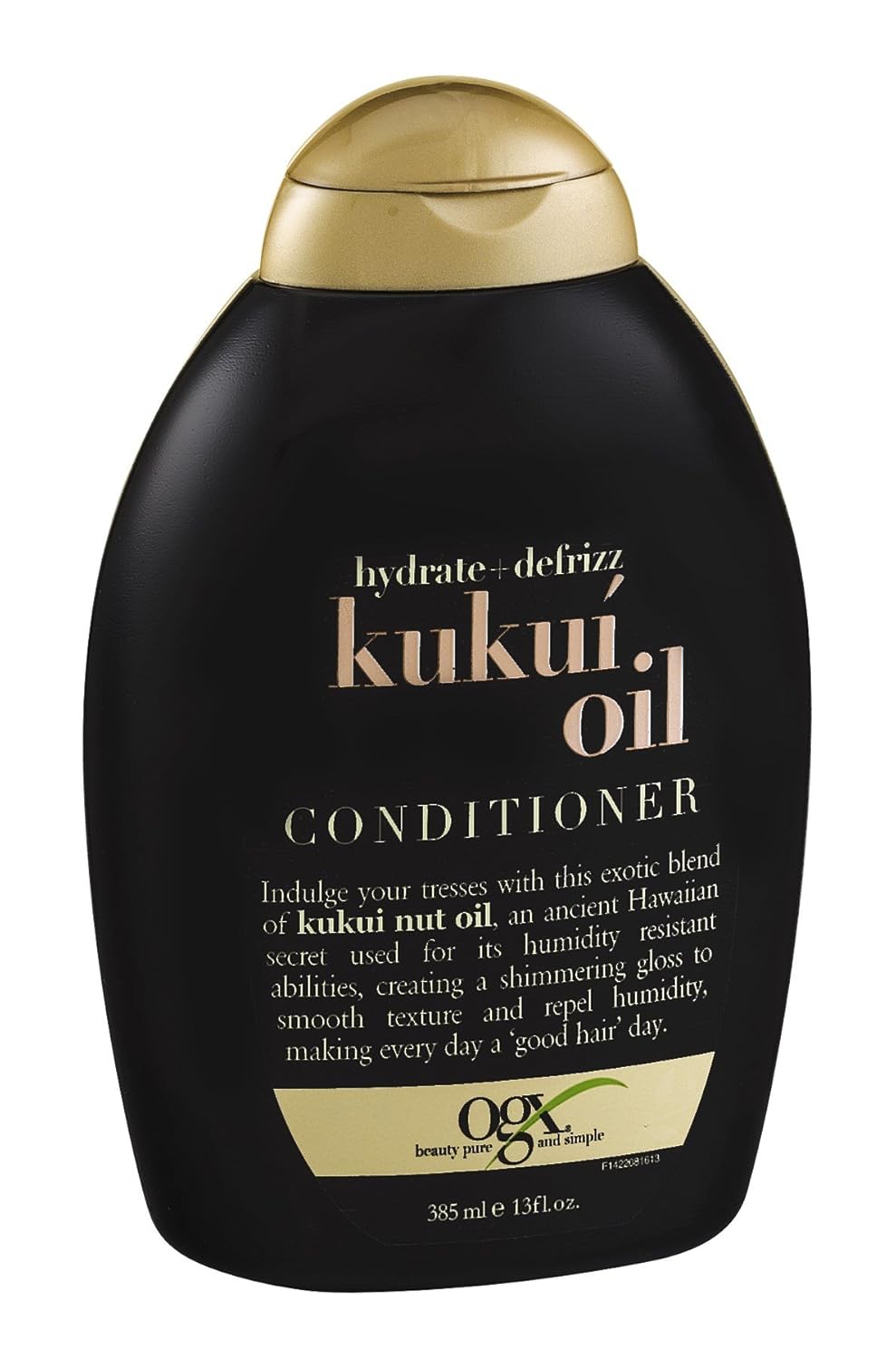 Ogx Acondicionador Kukui Oil Hydrate & Defrizz 13 oz (13.0 fl oz) (paquete de 3)