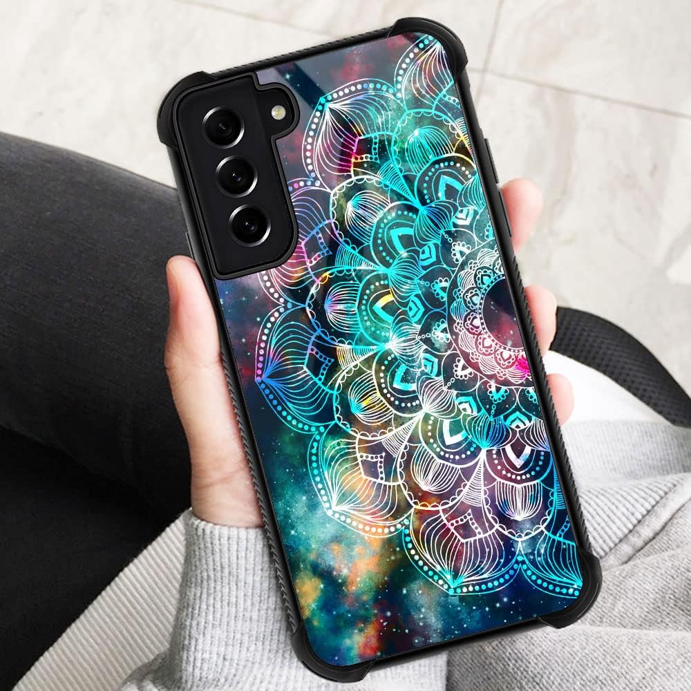 Funda para Samsung Galaxy S22, protección de grado militar, esquinas a prueba de golpes, funda antiarañazos para Samsung Galaxy S22 – Mandala