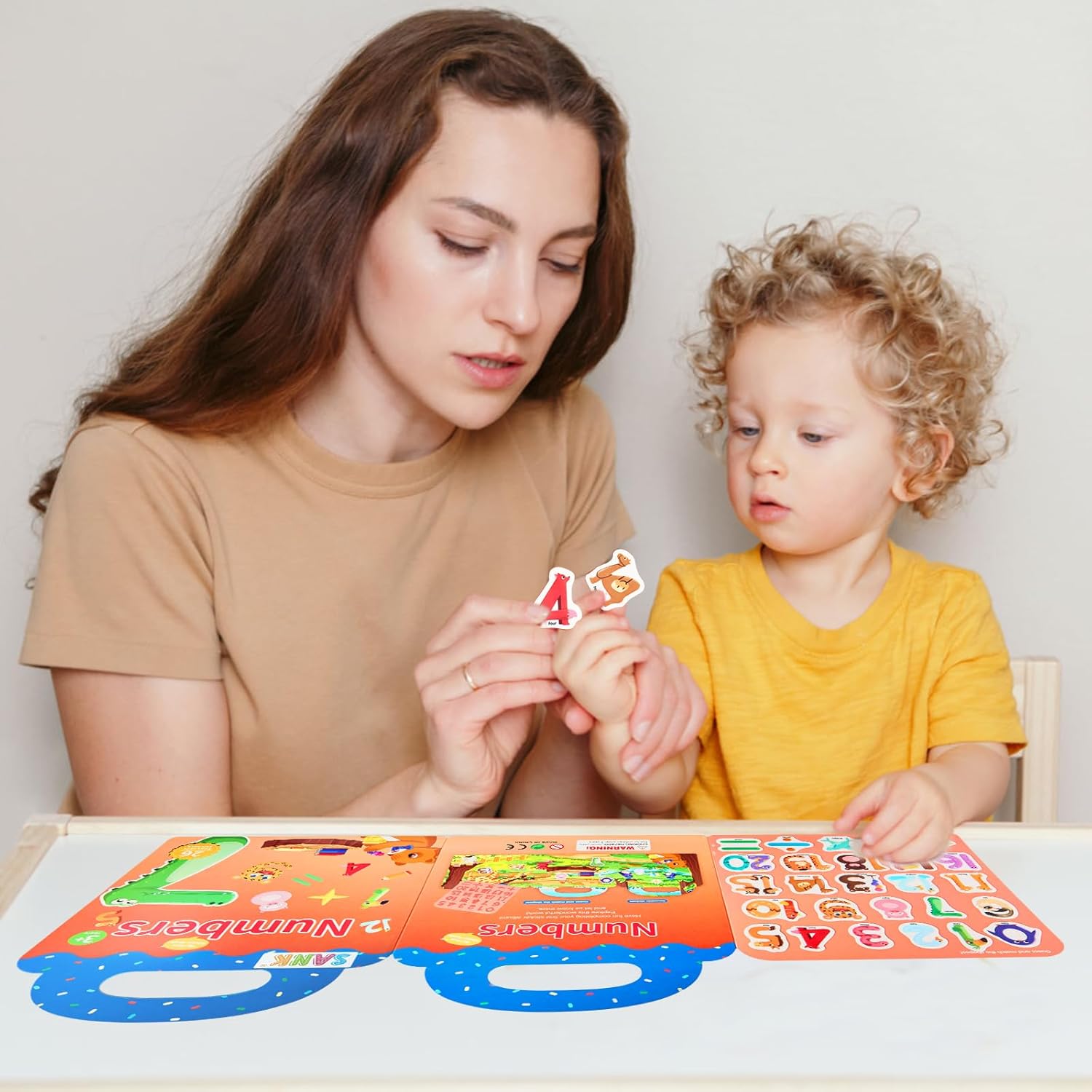Sank Libro silencioso portátil de gelatina, libro ocupado para niños pequeños, 6 temas de actividades de aprendizaje preescolar, libro silencioso,