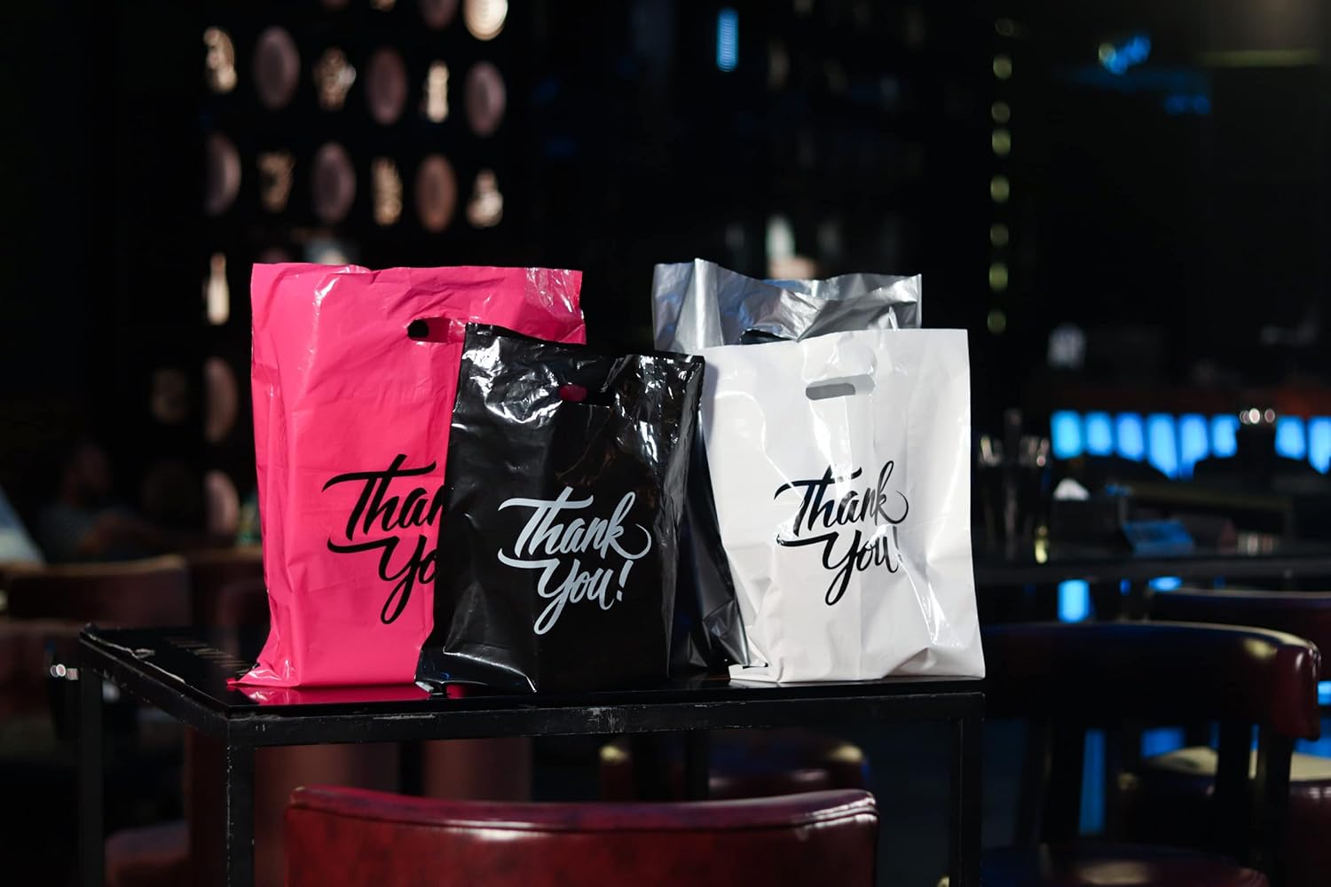 Infinite Pack Bolsas negras de 9 x 12 pulgadas, 12 x 15 pulgadas, 16 x 18 pulgadas, 20 x 20 pulgadas (400 unidades) bolsas de mercancía de